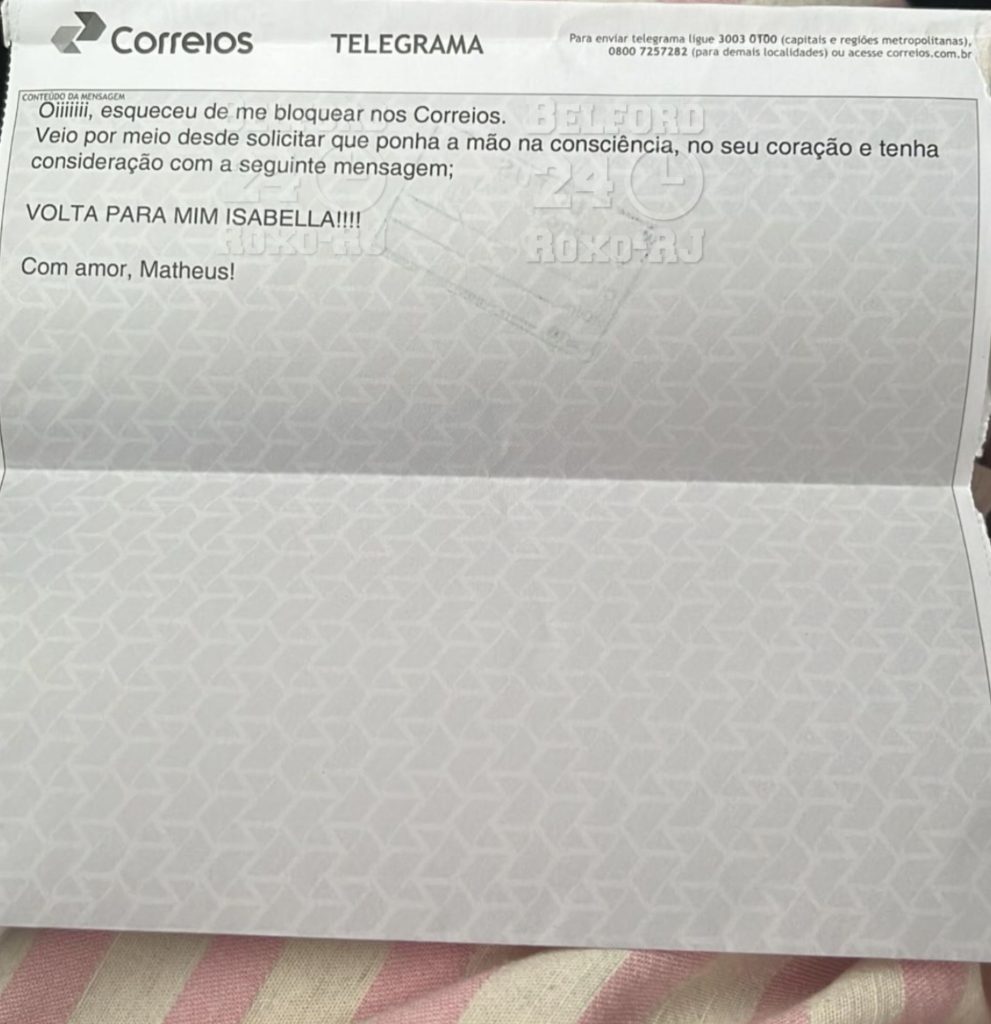 Homem envia telegrama para ex-namorada e viraliza com recado inusitado 1 inshot 20250408 1411143592455372236622728424