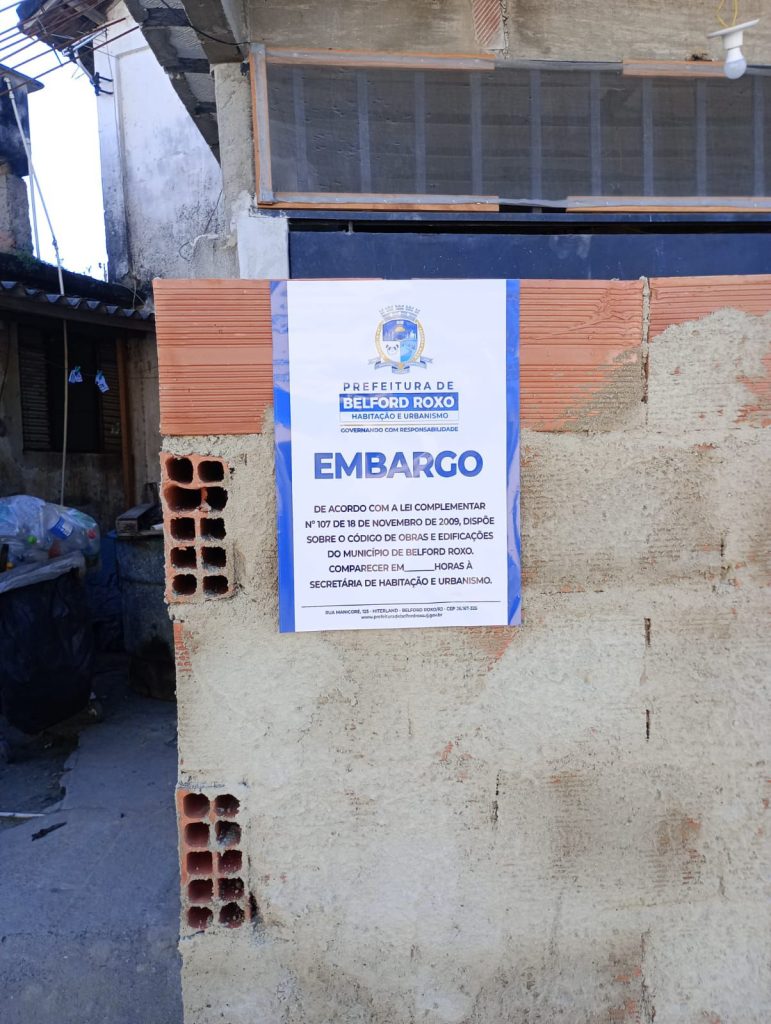 Morador ergue obra irregular e tem construção embargada após denúncia em Belford Roxo 5 img 20250508 wa01055526568506805542930