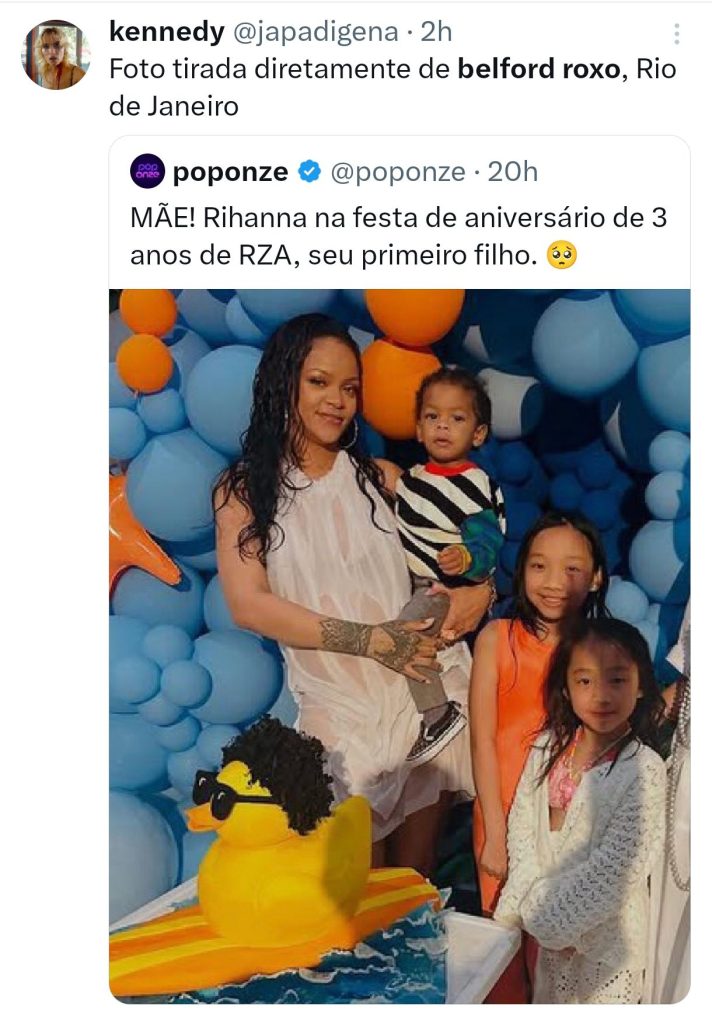 Fake news: não, Rihanna não comemorou aniversário do filho em Belford Roxo 5 screenshot 2025 05 25 20 03 24 156 com1380453896407335336