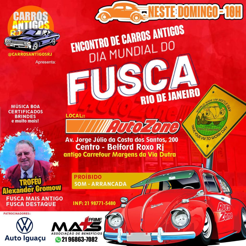Encontro de carros antigos celebra o Dia Mundial do Fusca em Belford Roxo com atrações especiais 1 img 20250620 wa06443954697435398947054