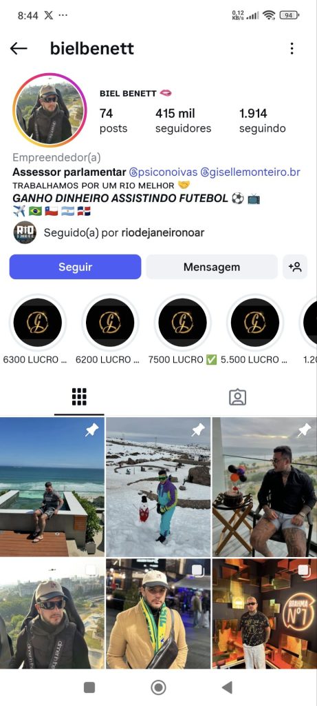 Biel Benett, assessor da deputada Gisele Monteiro, usa redes sociais para divulgar golpe do PIX dobrado 5 screenshot 2025 08 24 08 44 26 454 com5708190960203084939